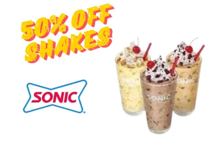 Sonic Drive-In Deals & Discounts (2025) – Save Big on Your Favorites! 13 Sonic Deals 2