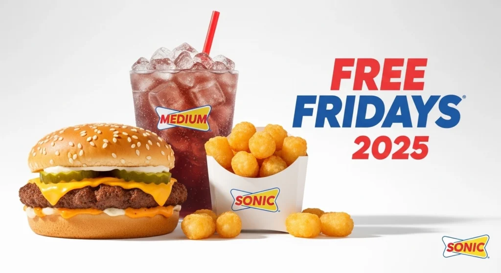 Sonic Free Fridays 2025: Free Food, App-Only Deals & Full Summer Schedule 2 Whisk eed81460ed